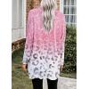 imageDokotoo Fall Womens Tunic Tops Loose Fit Dressy Long Sleeve Casual Long Shirts with PocketsB Gray
