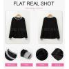 imageDokotoo Long Sleeve Shirts for Women Casual Fashion Loose Fit Womens Tops Crewneck Basic Pullover TunicsBlack
