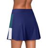 imageDokotoo Womens Swim Skirt Tummy Control Color Block Tankini Swimdress Bikini Bathing Suit Swimsuit BottomsNavy