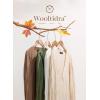 imageDokotoo Womens Cashmere Sweaters Cardigans 2025 Fall Long Sleeve Lightweight Button Twisted Cable Knit SweatersApricot