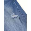 imageDokotoo Womens High Waist Baggy Jeans Wide Leg Casual Petite 2025 8 Points Length Stretch Denim PantsAshleigh Blue