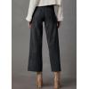 imageDokotoo Womens High Waist Baggy Jeans Wide Leg Casual Petite 2025 8 Points Length Stretch Denim PantsCarbon Grey