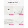 imageDokotoo Womens Tops Fashion 2025 Raglan Long Sleeve Soft Knitted Solid Color V Neck T Shirts Casual Loose Fit Tee ShirtWhite