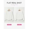 imageDokotoo Womens Tops Fashion 2025 Raglan Long Sleeve Soft Knitted Solid Color V Neck T Shirts Casual Loose Fit Tee ShirtWhite