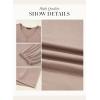 imageDokotoo Womens Tops Fashion V Neck Long Sleeve Tops for Women Fall Outfits for Women 2025 Casual Loose BlousesBeige
