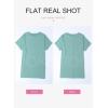 imageDokotoo Womens Summer 2025 Casual Short Sleeve Shirts Loose Fit Oversized Tshirts Tunic Tops with PocketsA Green