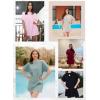 imageDokotoo Womens Summer 2025 Casual Short Sleeve Shirts Loose Fit Oversized Tshirts Tunic Tops with PocketsA13 Mauve