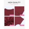 imageDokotoo Womens Summer 2025 Casual Short Sleeve Shirts Loose Fit Oversized Tshirts Tunic Tops with PocketsA13 Mauve