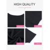 imageDokotoo Womens Summer 2025 Casual Short Sleeve Shirts Loose Fit Oversized Tshirts Tunic Tops with PocketsBlack