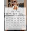 imageDokotoo Winter Fleece Heating 2025 Jacket for Women Button Down Stand Collar with Pockets CoatsCamel