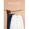 imageDokotoo Winter Fleece Heating 2025 Jacket for Women Button Down Stand Collar with Pockets CoatsWhite