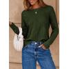 imageDokotoo Womens Crew Neck Long Sleeve Sweaters 2025 Fall Winter Chunky Warm Pullover Tops Trendy Casual OutfitsGreen Bay