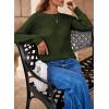 imageDokotoo Womens Crew Neck Long Sleeve Sweaters 2025 Fall Winter Chunky Warm Pullover Tops Trendy Casual OutfitsGreen Bay