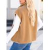 imageDokotoo Womens Fleece Jacket Vest Sleeveless Fuzzy Sherpa Jackets Zip Up Oversized Casual Coats Fall Winter Womens Tops 2025Chocolate Brown