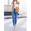 imageDokotoo Womens Fleece Jacket Vest Sleeveless Fuzzy Sherpa Jackets Zip Up Oversized Casual Coats Fall Winter Womens Tops 2025Chocolate Brown
