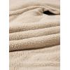 imageDokotoo Womens Fuzzy Fleece Vest Casual Oversized Warm Sherpa Vest Jacket with PocketsSail Blue