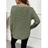 imageDokotoo Womens Oversized Sweaters 2025 Long Sleeve Waffle Knit Casual Chunky Pullover Sweater Fall Outfits ClothesVineyard Green