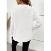 imageDokotoo Womens Oversized Sweaters 2025 Long Sleeve Waffle Knit Casual Chunky Pullover Sweater Fall Outfits ClothesWhite