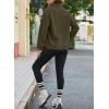 imageDokotoo Womens Oversized Sweatshirts Half Zip Pullover Fall Fashion Outfits 2025 Oversized Hoodies Mock Neck SweatshirtGreen