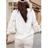 imageDokotoo Womens Sweaters Casual Long Sleeve Oversized Sweater Fall Cable Knit Chunky Pullover Jumper TopsWhite
