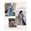 imageDokotoo Womens 2025 Fashion Casual Open Front Long Sleeve Chunky Cable Knit Cardigans Sweaters Outerwear Coats with PocketsGray