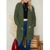 imageDokotoo Womens 2025 Fashion Casual Open Front Long Sleeve Chunky Cable Knit Cardigans Sweaters Outerwear Coats with PocketsGreen