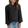imageDokotoo Womens Casual Long Sleeve Sweaters Loose Crewneck Cable Knit Pullover Sweater Jumper TopsBlack
