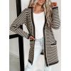 imageDokotoo Fall Outfits for Women 2024 Womens Cardigans Lightweight Plus Size Cardigan for Women Cardigan Sweaters Dark Apricot XX Large