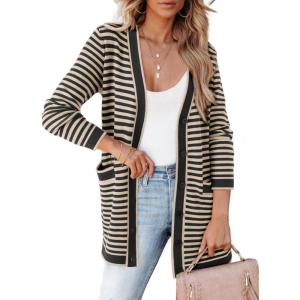 imageDokotoo Fall Outfits for Women 2024 Womens Cardigans Lightweight Plus Size Cardigan for Women Cardigan Sweaters Dark Apricot XX Large