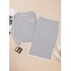 imageDokotoo 2 Piece Skirts Sets For Women Fall Fashion 2025 Sweater Dress Knit Lounge Travel Outfits Winter ClothingGrey
