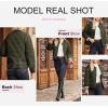 imageDokotoo Casual Quilted Jackets for Women Button Down Leopard Puffer Jacket Womens Winter Coats with PocketsGreen