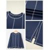 imageDokotoo Long Sleeve Shirts Split Back Womens Tops Fall Outfits 2025 Fashion Casual Womens ClothingBlue