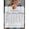 imageDokotoo Long Sleeve Shirts Split Back Womens Tops Fall Outfits 2025 Fashion Casual Womens ClothingRed
