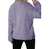 imageDokotoo Winter Fleece Jacket for Women 2025 Zipper Stand Collar Casual Coats with PocketsOrchid Petal