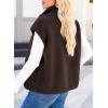 imageDokotoo Womens Fleece Jacket Vest Sleeveless Fuzzy Sherpa Jackets Zip Up Oversized Casual Coats Fall Winter Womens Tops 2025Dark Brown