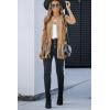 imageDokotoo Womens Fringe Vest 70s Hippie Costume Sleeveless Cowgirl Western Outfits Faux Suede Tassel Leather OuterwearKhaki