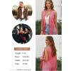 imageDokotoo Womens Fringe Vest 70s Hippie Costume Sleeveless Cowgirl Western Outfits Faux Suede Tassel Leather OuterwearPink