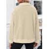 imageDokotoo Womens Lightweight Full Zip Soft Fleece Jacket 2025 Casual Sweatshirts Coat with PocketsBeige