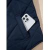 imageDokotoo Womens Oversized Puffer Vest Casual Full Zip Stand Collared Fleece Vest Quilted Padded Warm Coat OutwearSail Blue
