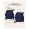 imageDokotoo Womens Sweaters Crewneck Ribbed Knit Waffle Pullover Sweaters 2025 Fall Winter Fashion ClothesBlue