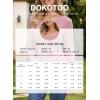 imageDokotoo Womens Tops Casual V Neck Long Sleeve Shirts for Women Fashion Solid Ruched Basic Tunics BlousesGray