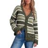 imageDokotoo Womens 2025 Fashion Casual Open Front Long Sleeve Hollow Out Crochet Knit Cardigans Sweaters Boho Outerwear CoatsGreen