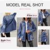 imageDokotoo Jean Jacket Frayed Washed Button Fall Denim Oversize Casual Fashion Shirts Long Sleeve Boyfriend for WomenC2 Blue