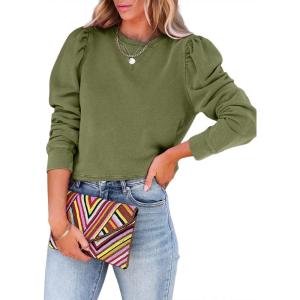 imageDokotoo womens Casualcrew NeckGreen