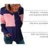 imageDokotoo Long Sleeve Shirts for Women Fall Outfits V Neck Shirts Button Tunic Tops Fashion Winter ClothingBlue Stripe