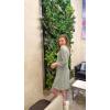 image:imageDokotoo Dresses for Women Trendy V Neck Knit A Line Long Sleeve Dress Sweater DressA1 Green