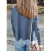 image:imageDokotoo Long Sleeve Shirts for Women Workout Womens Tops BlouseBlue a