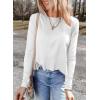 image:imageDokotoo Long Sleeve Shirts for Women Workout Womens Tops BlouseWhite a