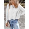 image:imageDokotoo Long Sleeve Shirts for Women Workout Womens Tops BlouseWhite a