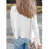 image:imageDokotoo Long Sleeve Shirts for Women Workout Womens Tops BlouseWhite a